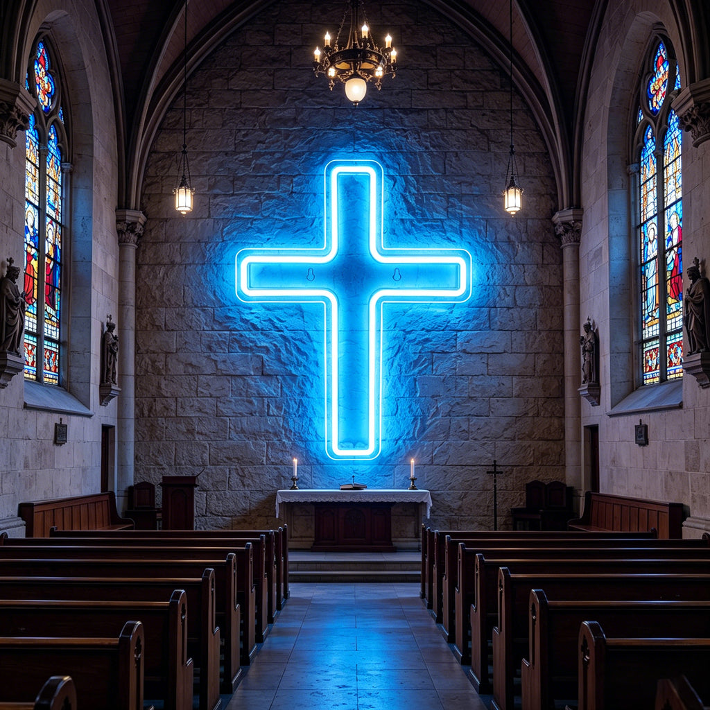 Cross Neon Sign