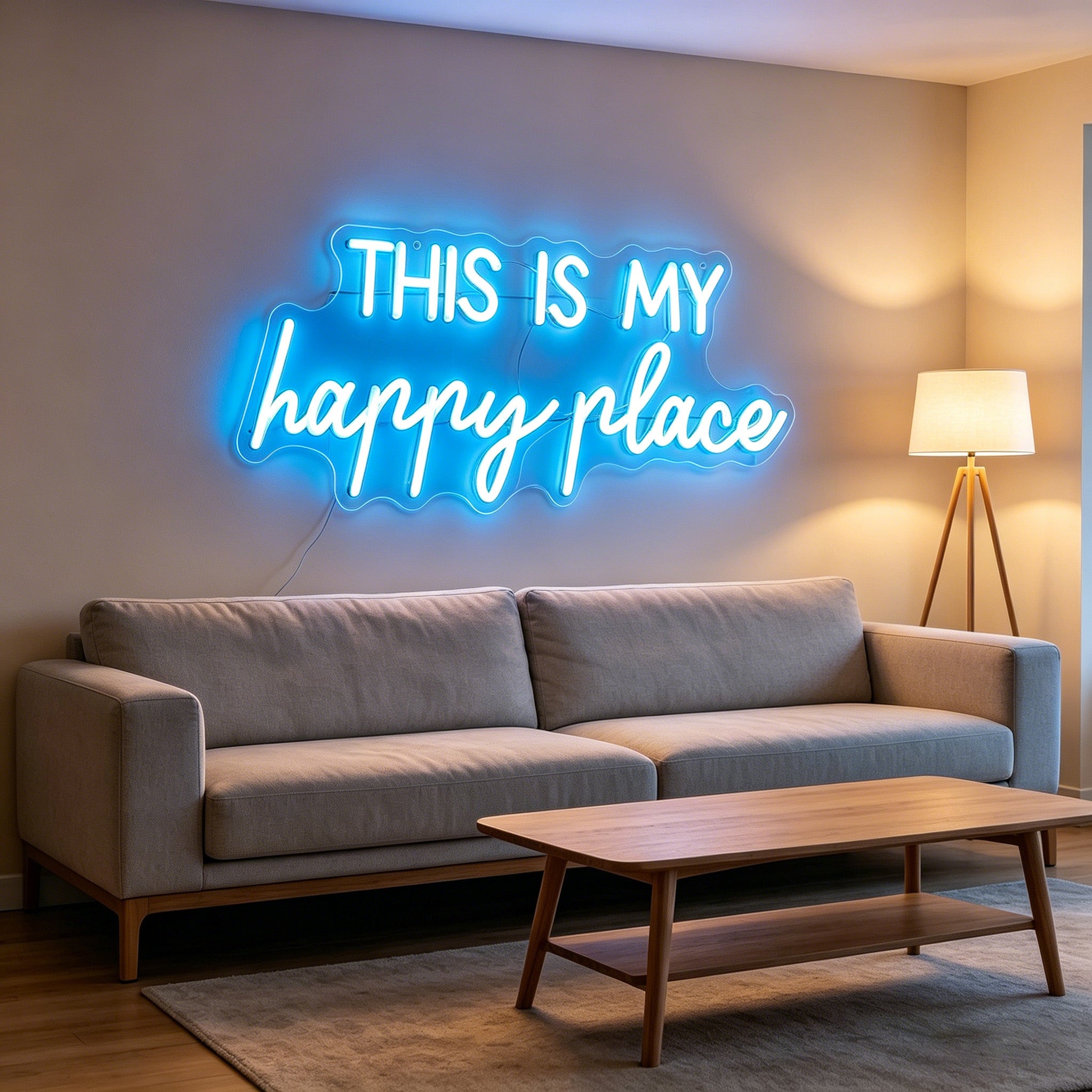 This Is My Happy Place Neon Sign