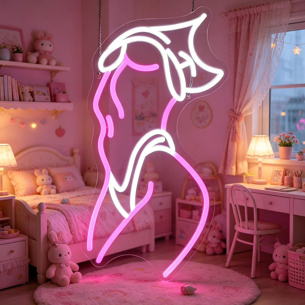Lady Neon Sign