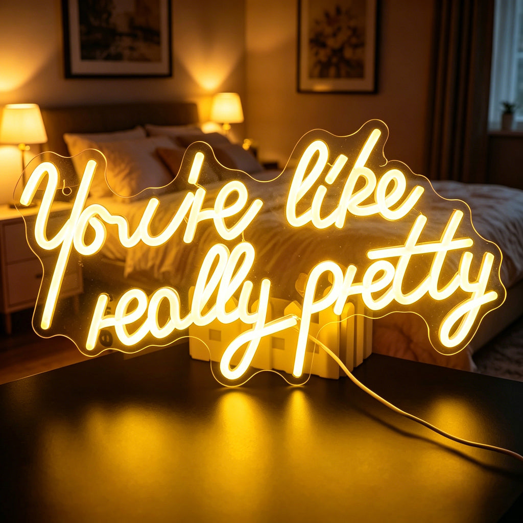 You're Like Really Pretty Neon Sign