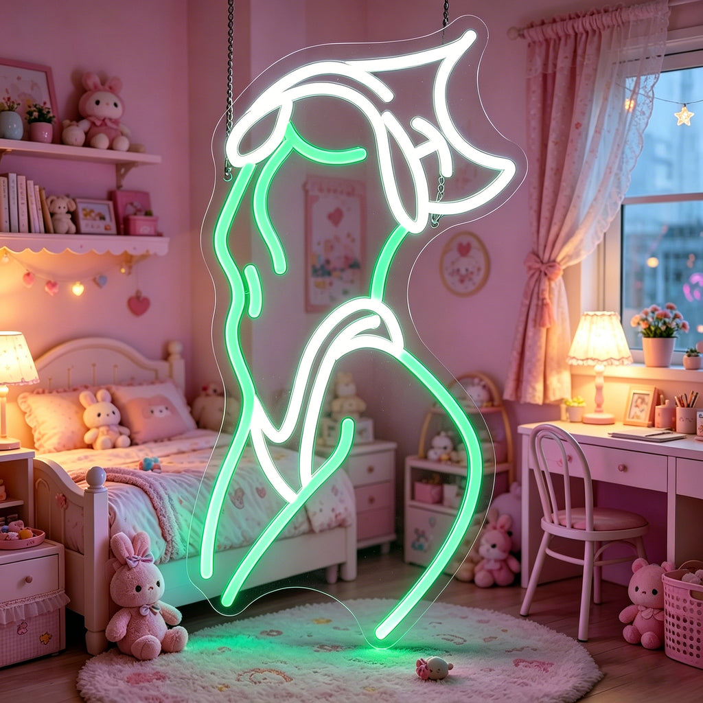 Lady Neon Sign