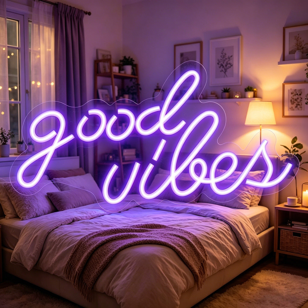 Good Vibes Neon Sign
