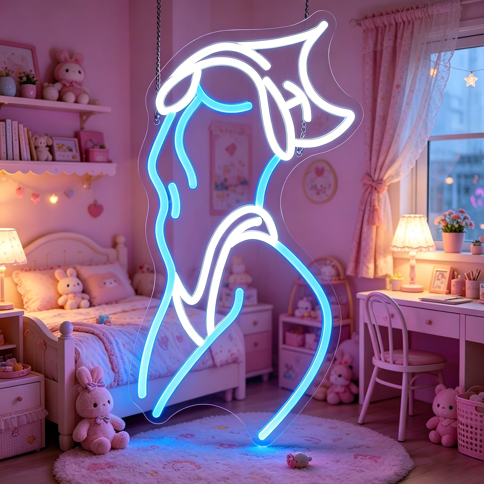 Lady Neon Sign