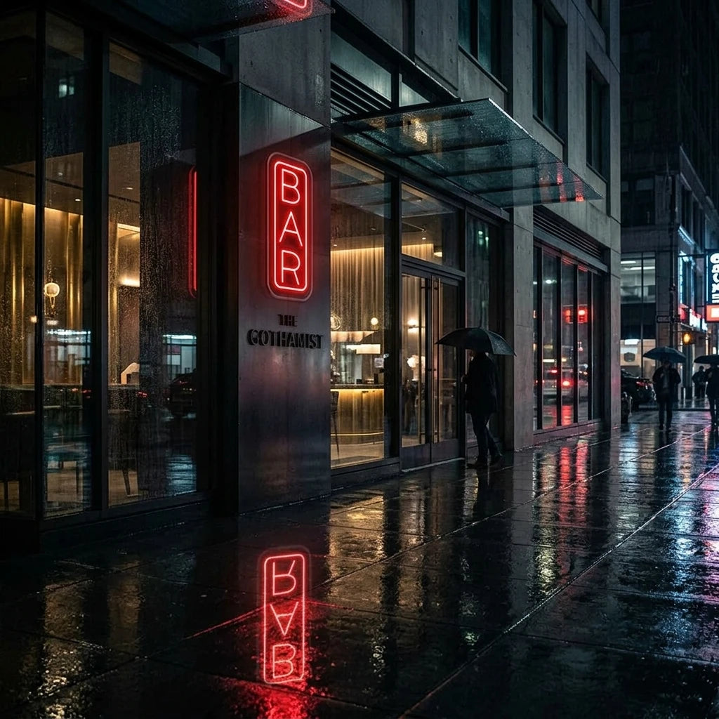 Vertical Bar Neon Sign