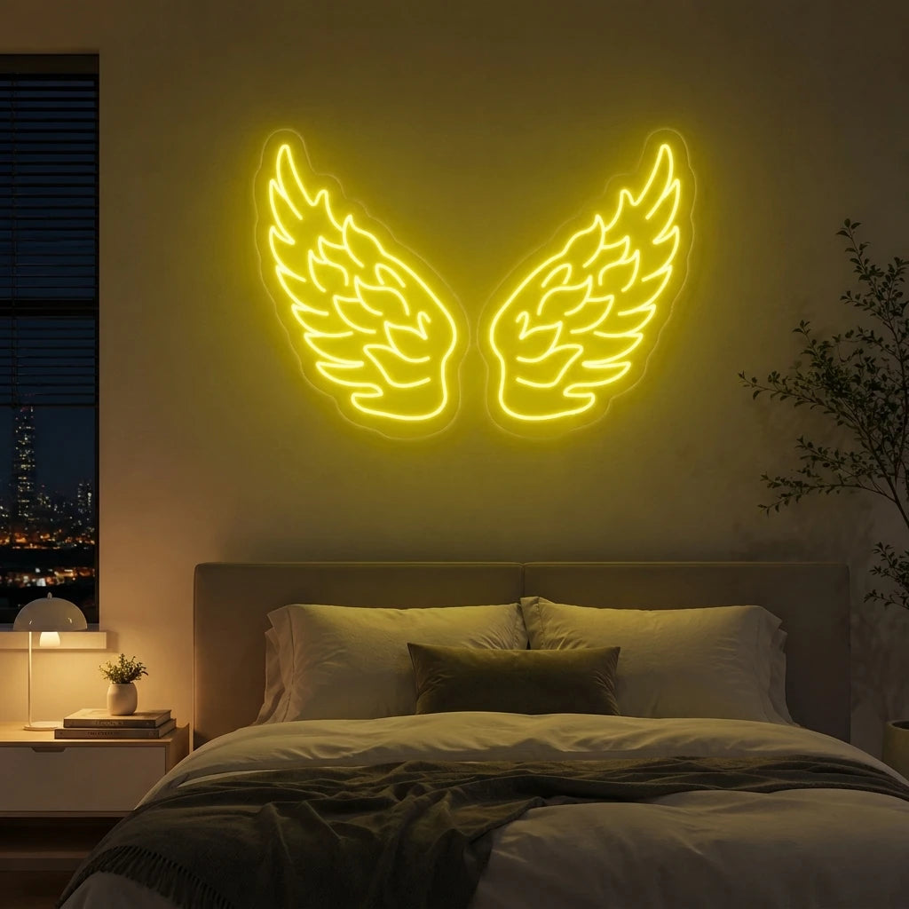 Angel Wings Neon Sign