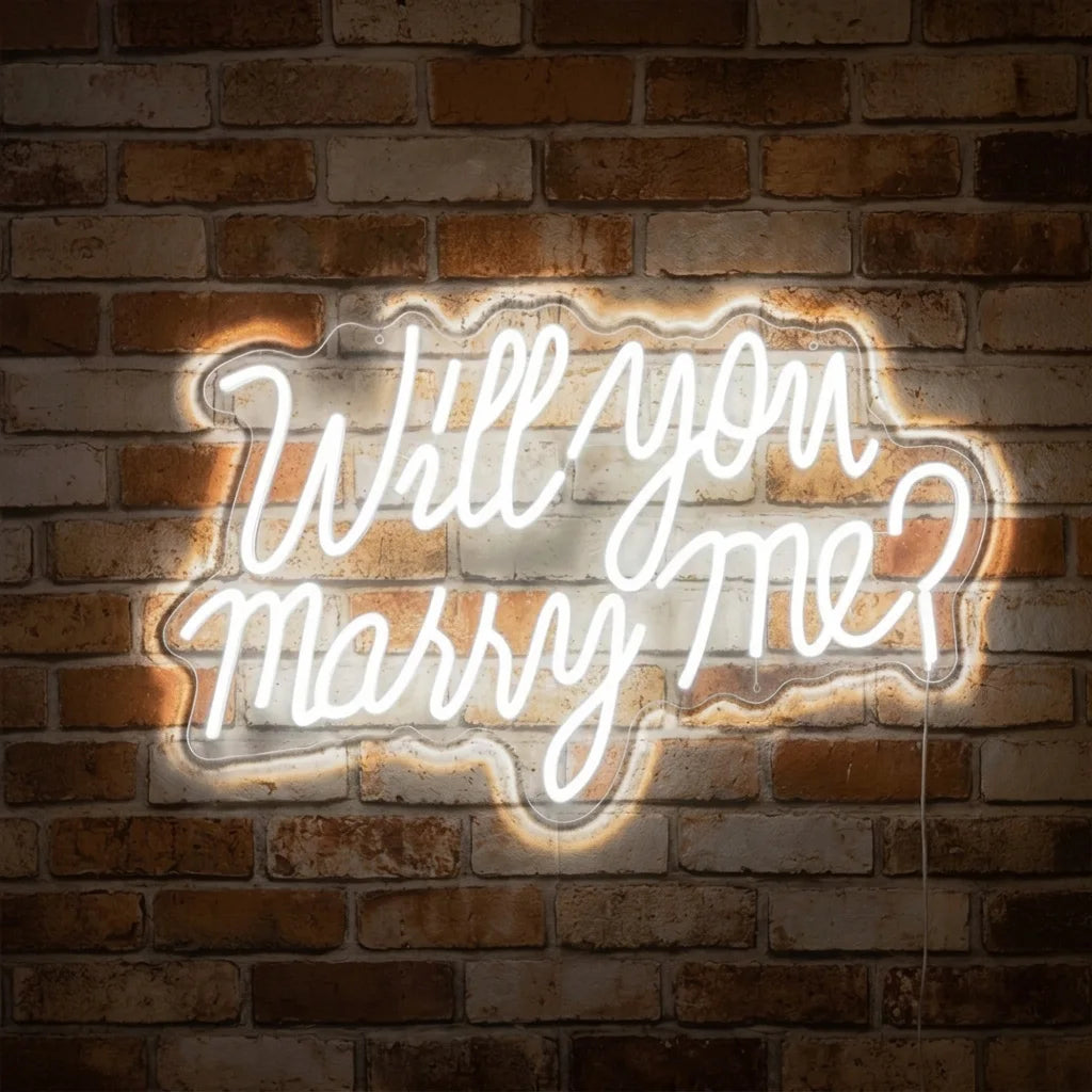 Will you marry me? Neon Sign