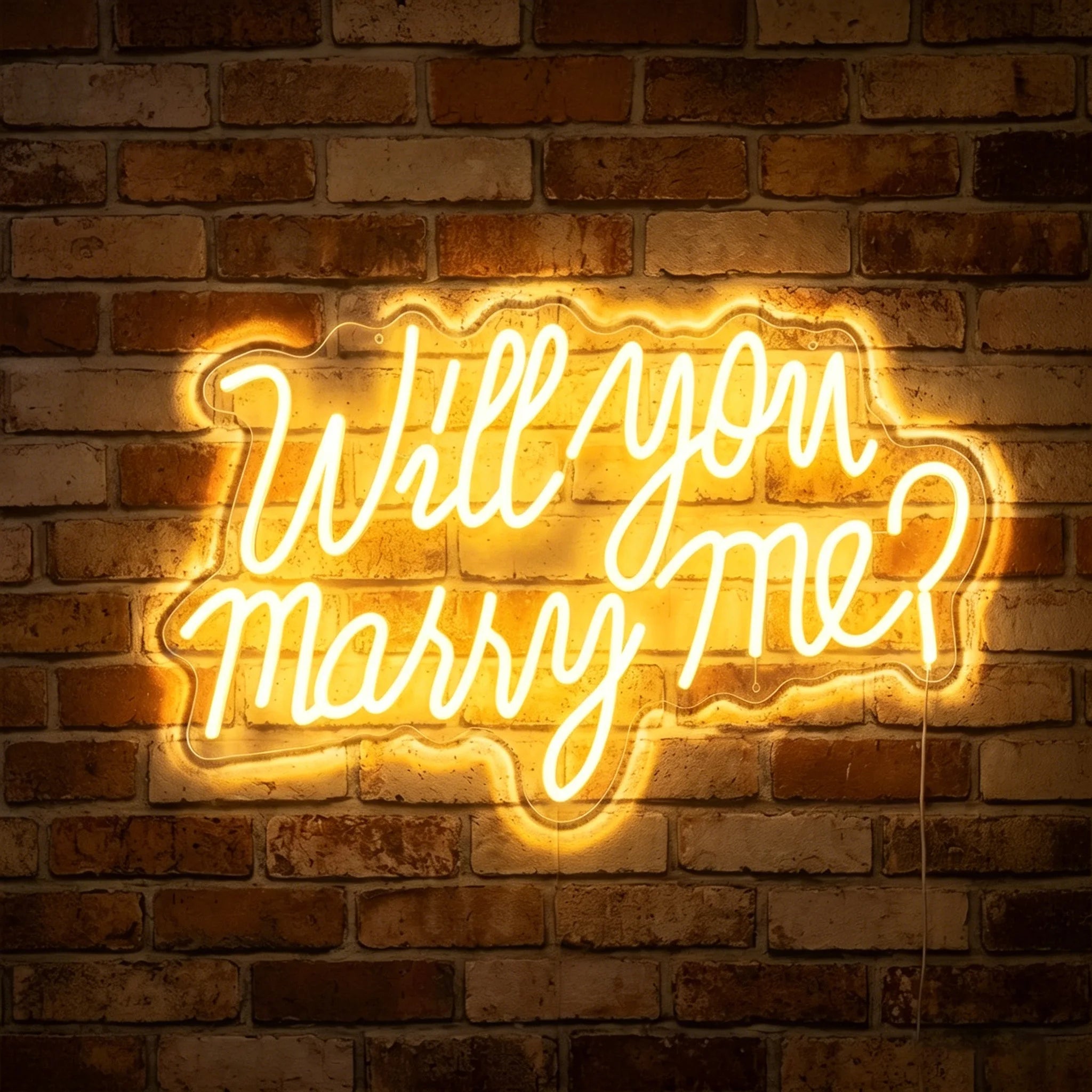Will you marry me? Neon Sign