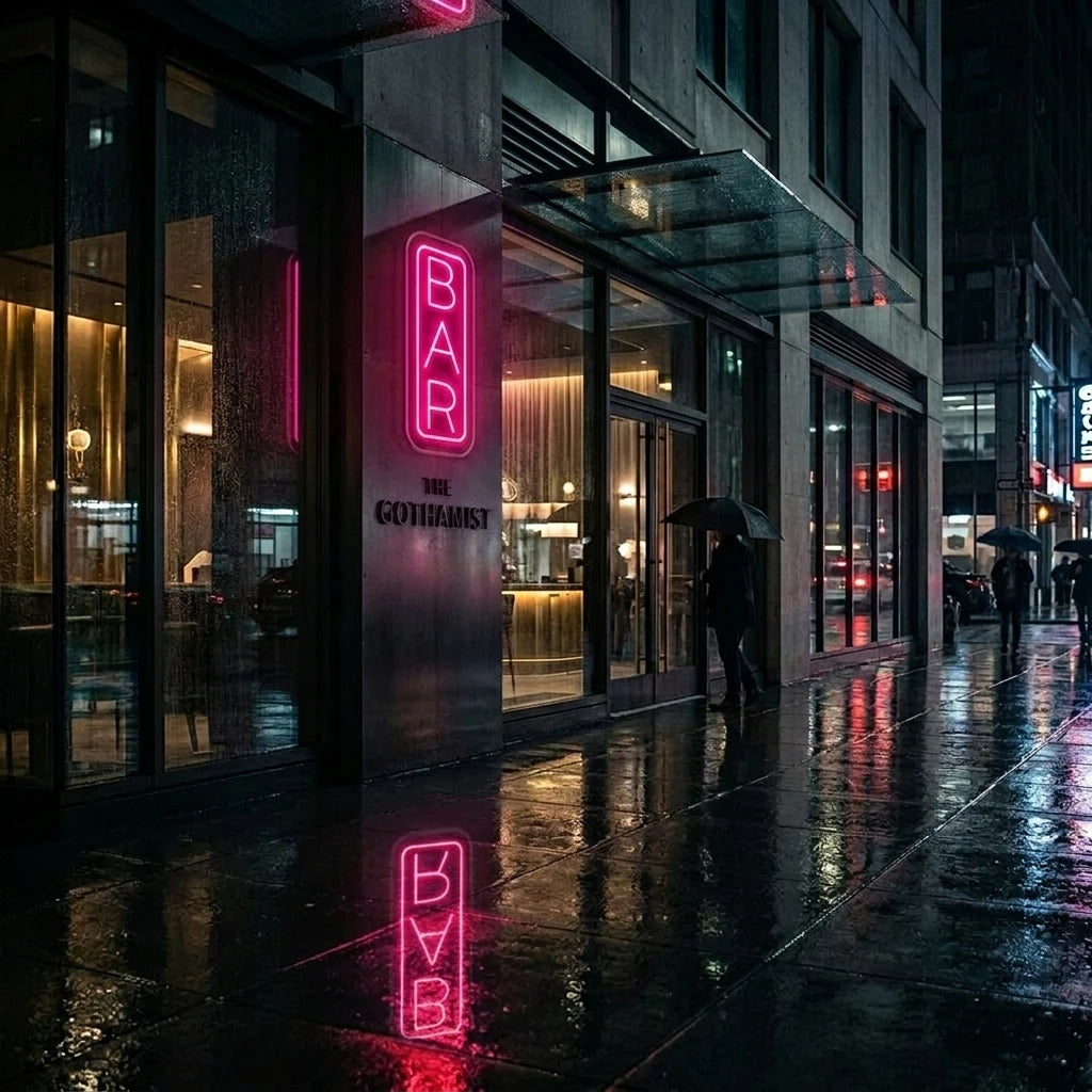 Vertical Bar Neon Sign