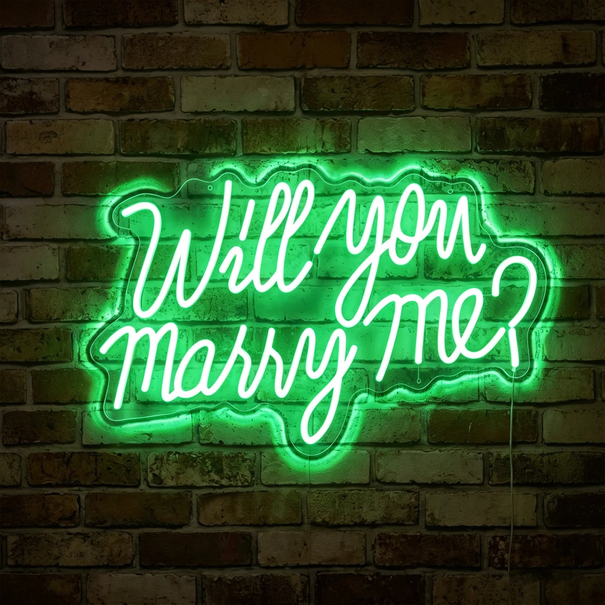 Will you marry me? Neon Sign