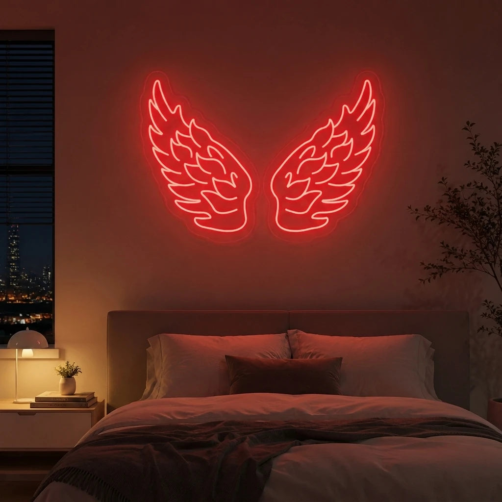 Angel Wings Neon Sign