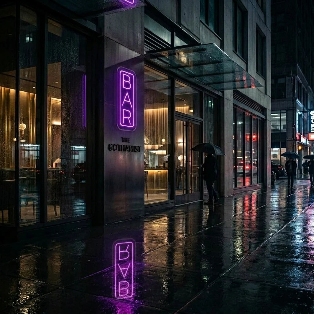 Vertical Bar Neon Sign