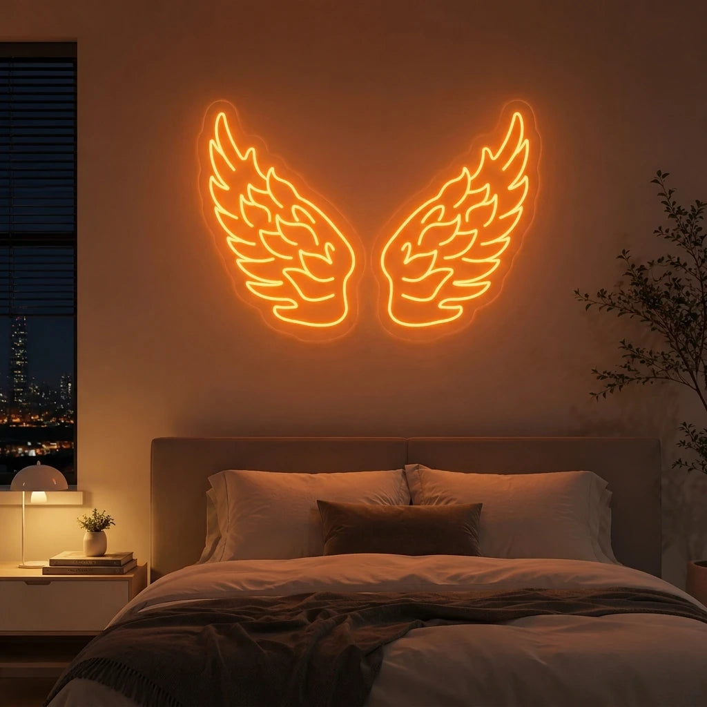 Angel Wings Neon Sign
