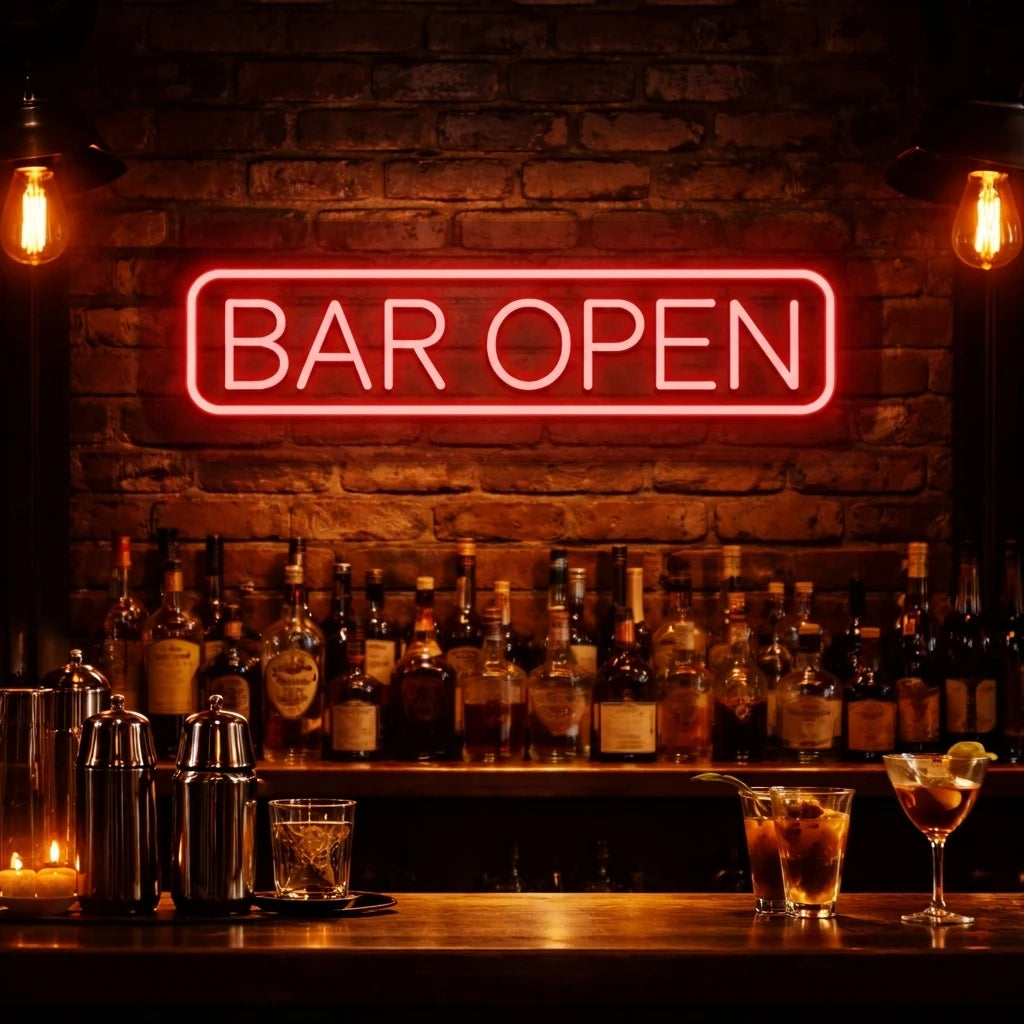 Bar Open Neon Sign