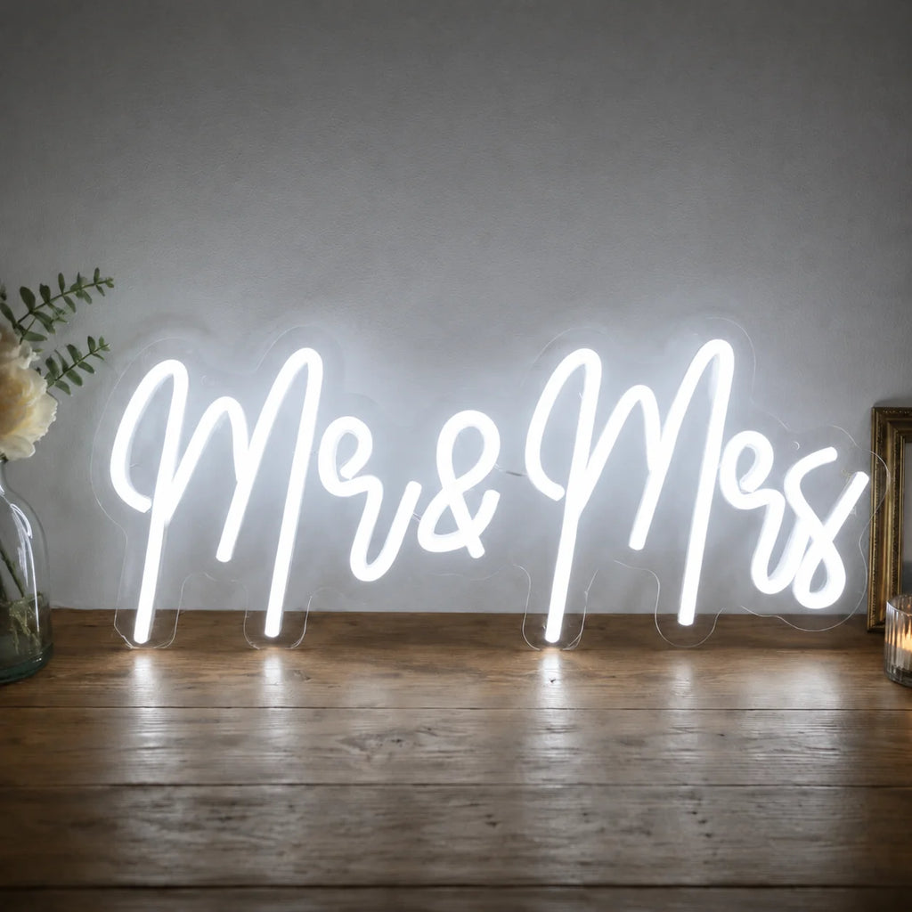 Mr & Mrs LED Neon Sign