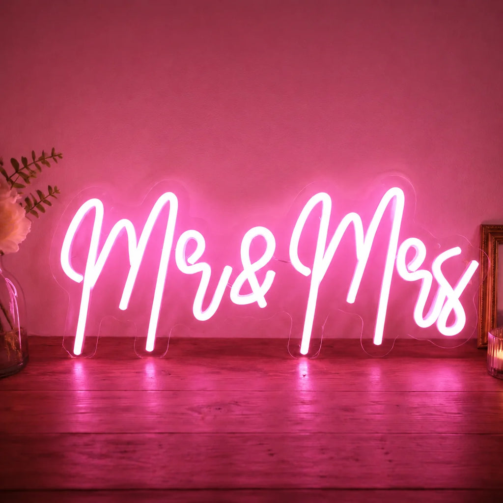 Mr & Mrs LED Neon Sign