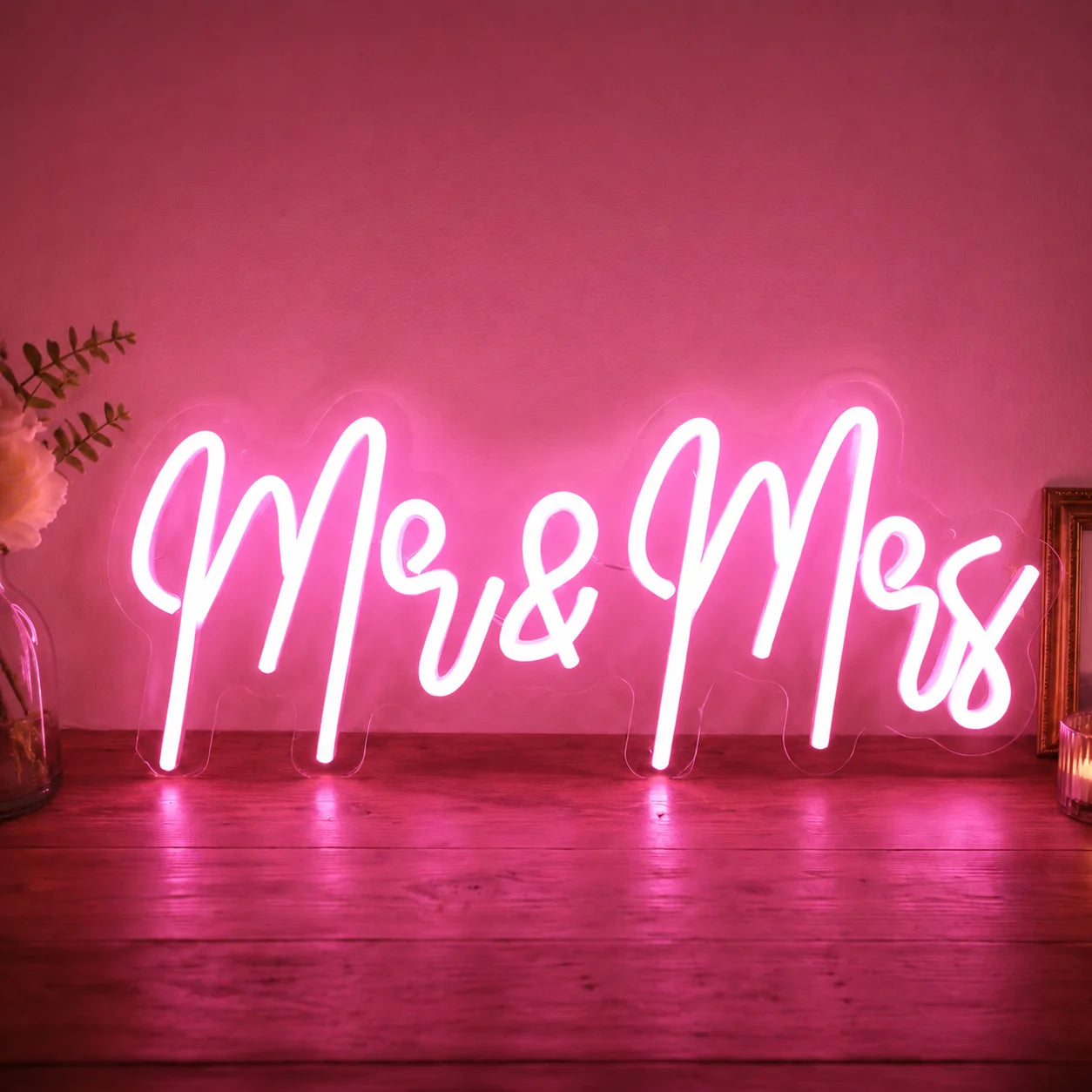 Mr & Mrs LED Neon Sign