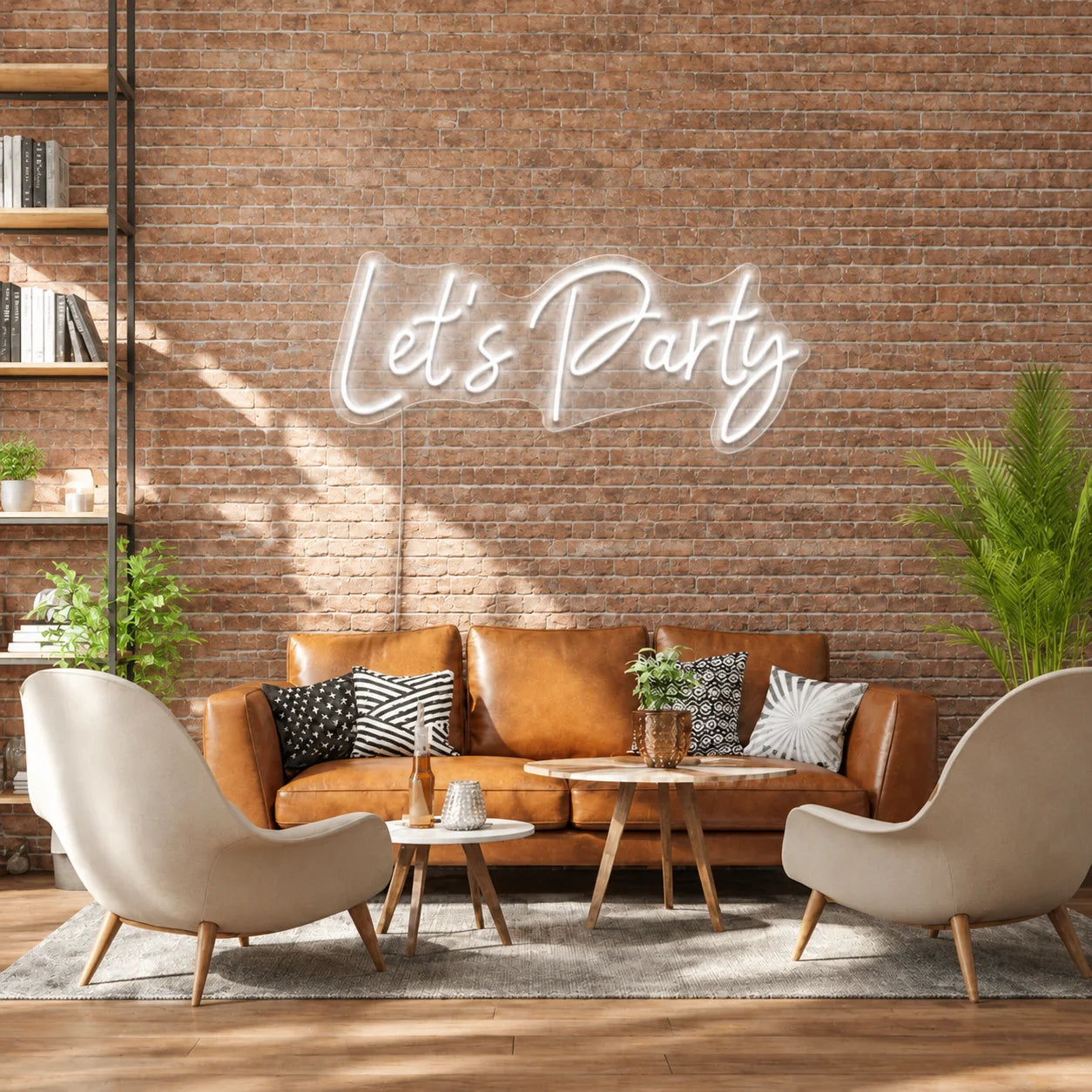 Let's Party LED Neon Sign