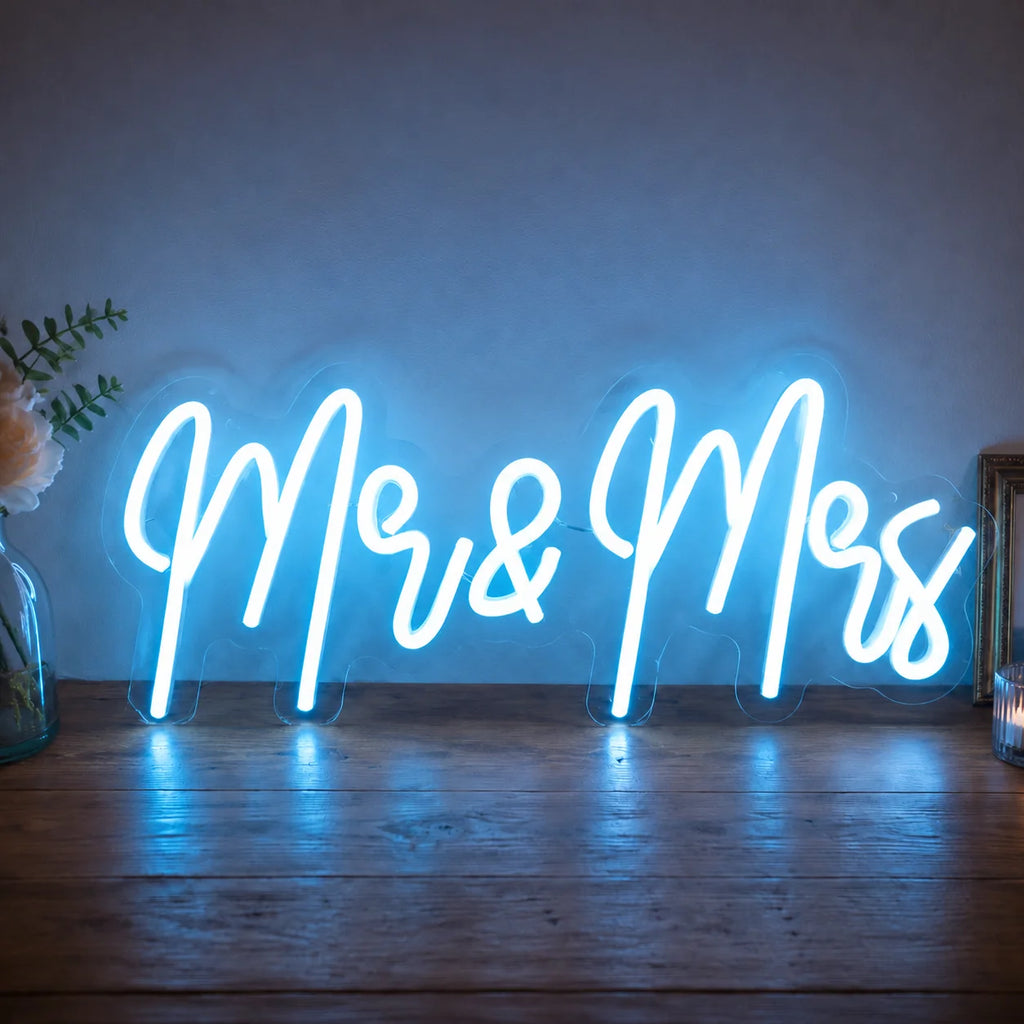 Mr & Mrs LED Neon Sign