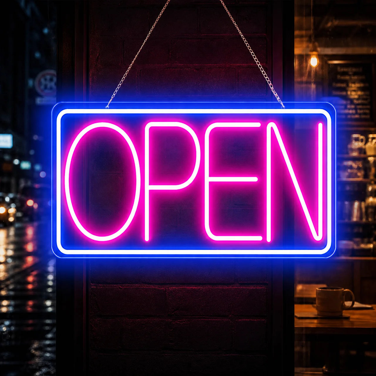 Pink OPEN Neon
