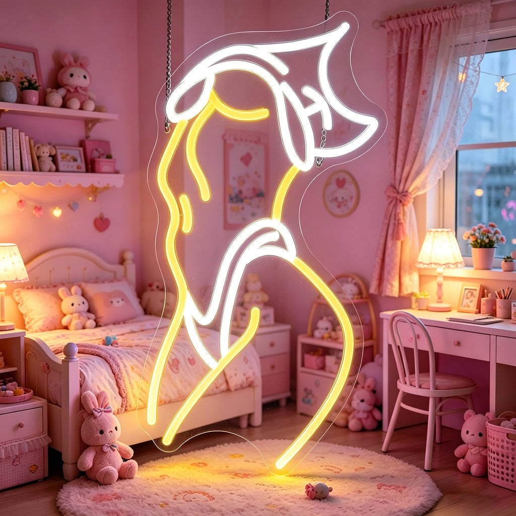 Lady Neon Sign