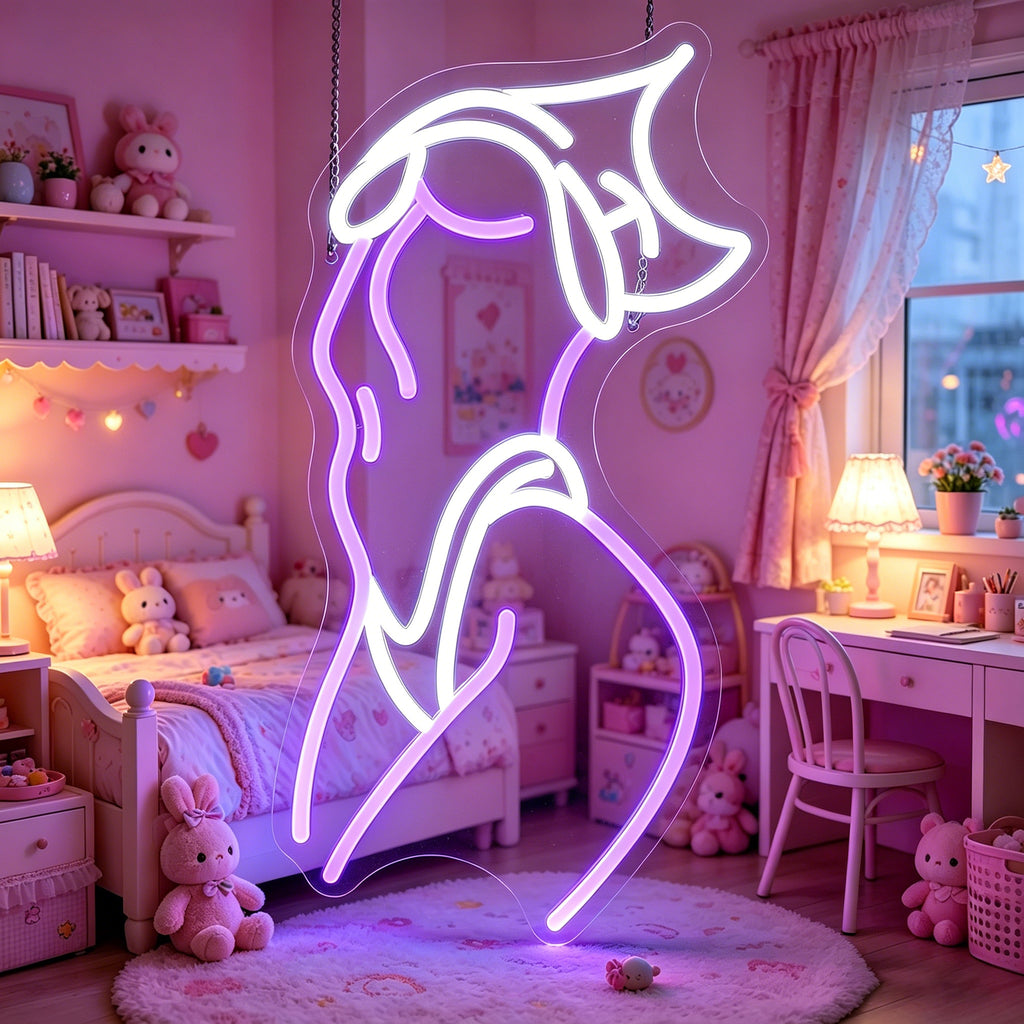 Lady Neon Sign