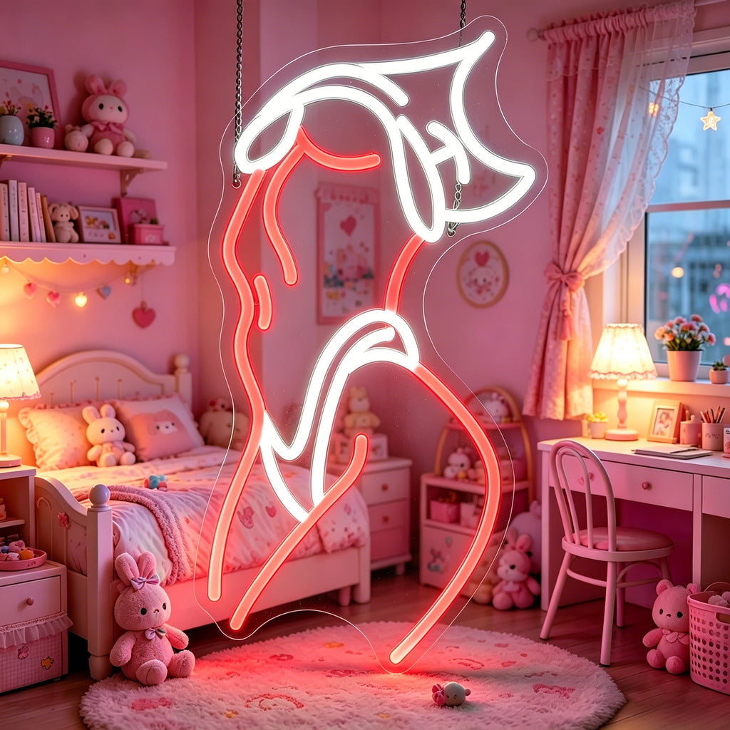 Lady Neon Sign