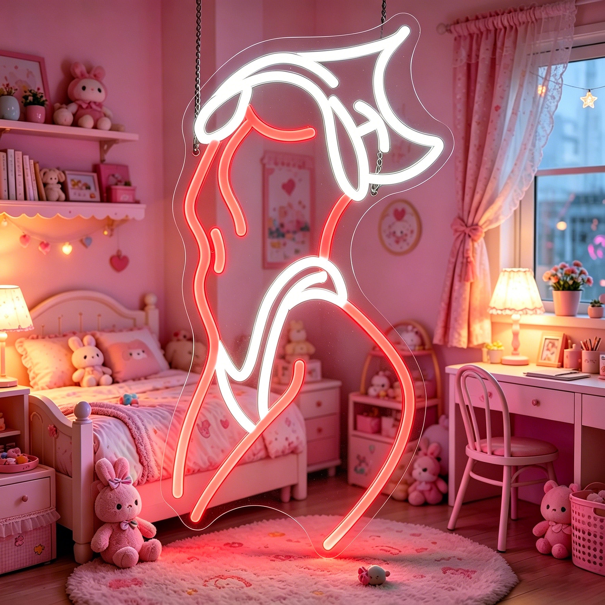 Lady Neon Sign